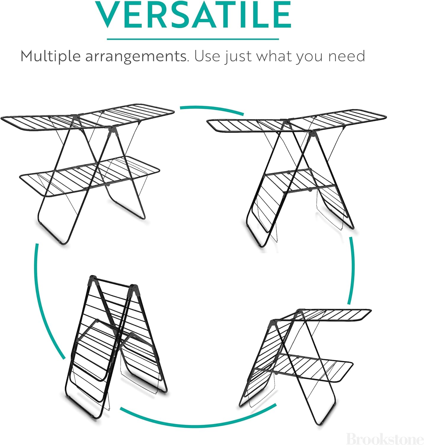 Brookstone expandable best sale dryer rack